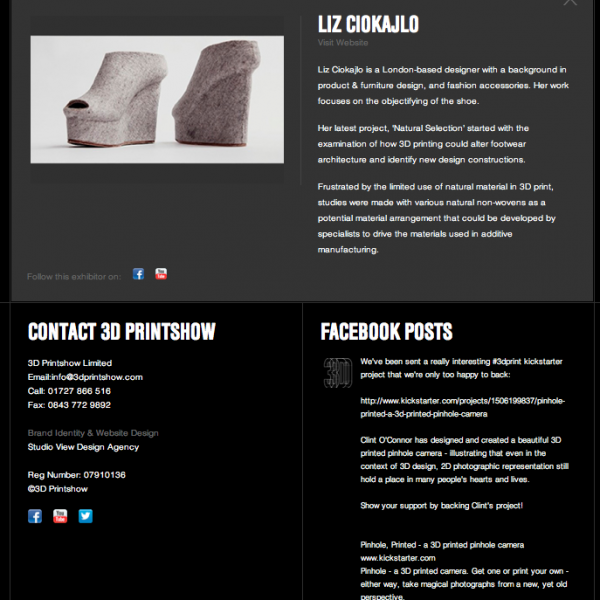 3D print show 2013 in London & Paris