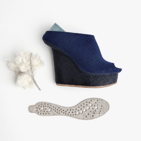 Blue Felt shoes Blue Felt shoes Liz Ciokajlo