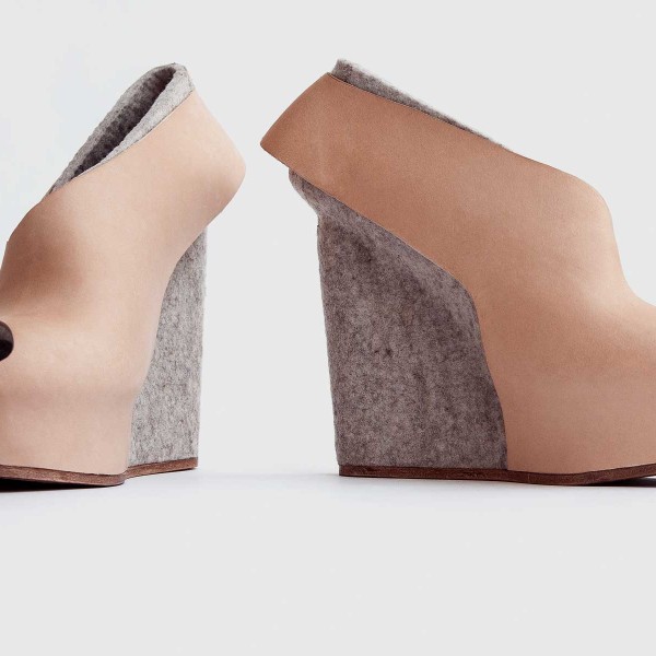 Felt Leather Shoes Liz Ciokajlo