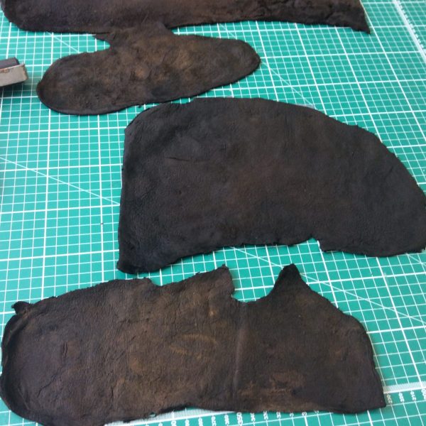 Amadou Mushroom Skin dyed black Irene Marie Seelig mini skins