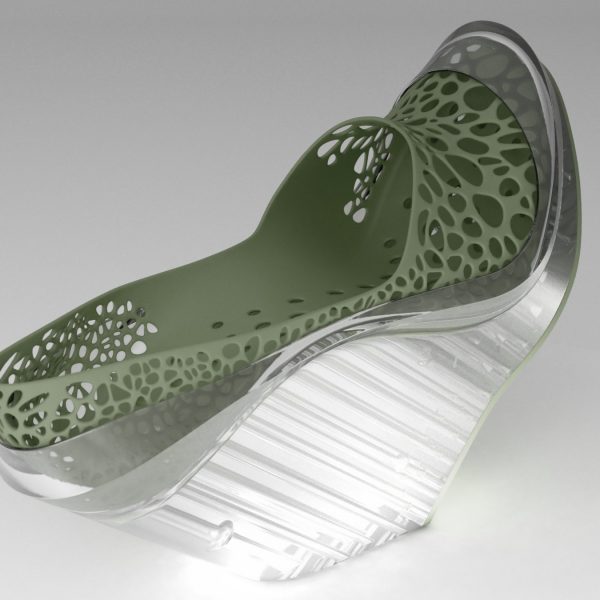 Release design rendered green by Clarks