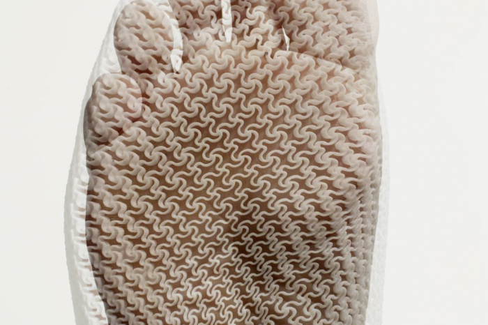 skin and skin structure 3D printed sock