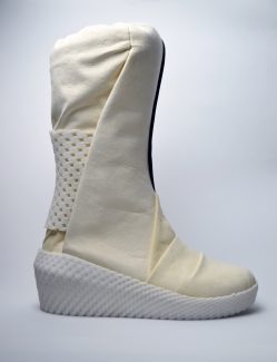 MarsBoot V4 with developed MOGU mycelium leather 2019