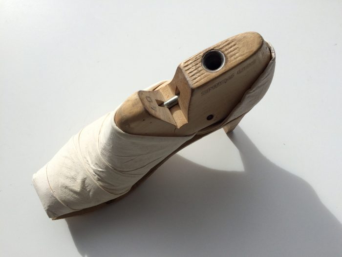 white mycelium wedding shoe